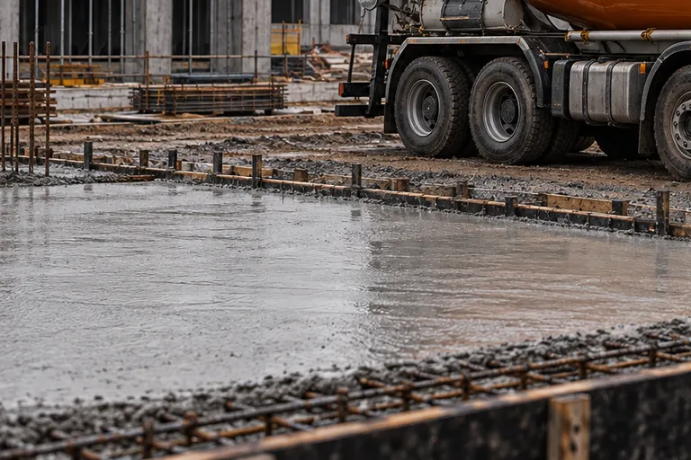 Transportbeton — illustrative Darstellung